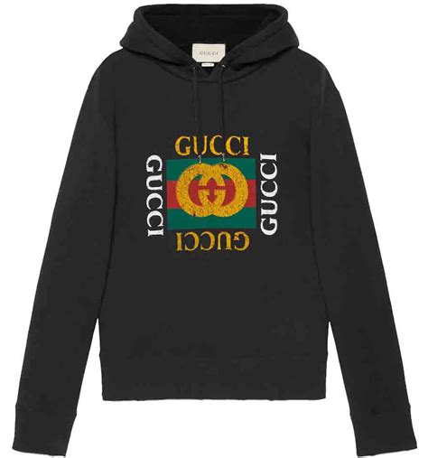 Gucci Oversize Sweatshirt With Gucci Logo 'Black' 